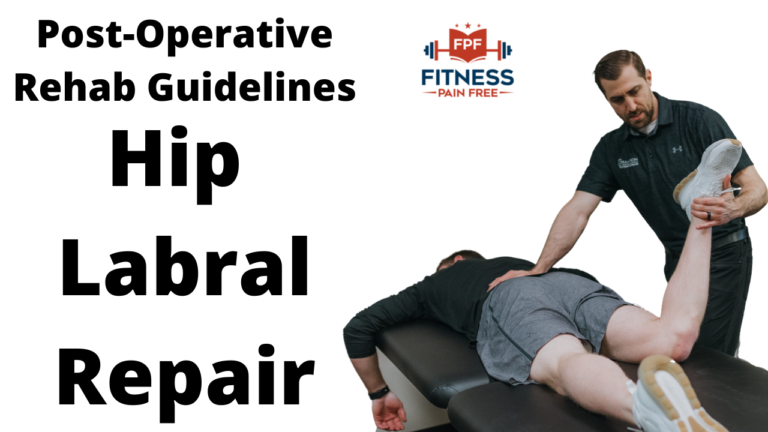 Hip Labral Repair Physical Therapy Guidelines | FAI Surgery ...